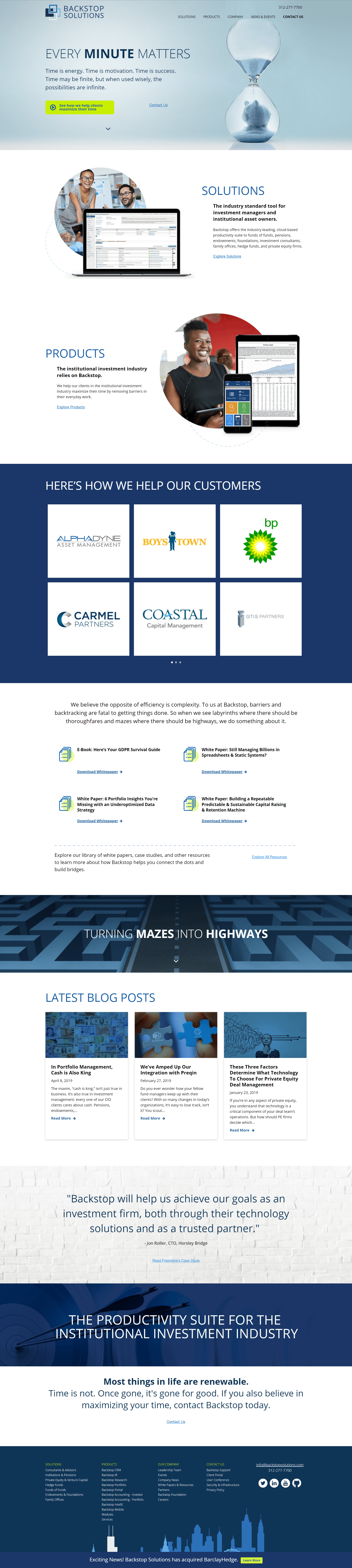 Website Redesign & Content Marketing for Financial Services